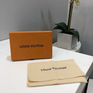 Louis Vuitton box and dust bag